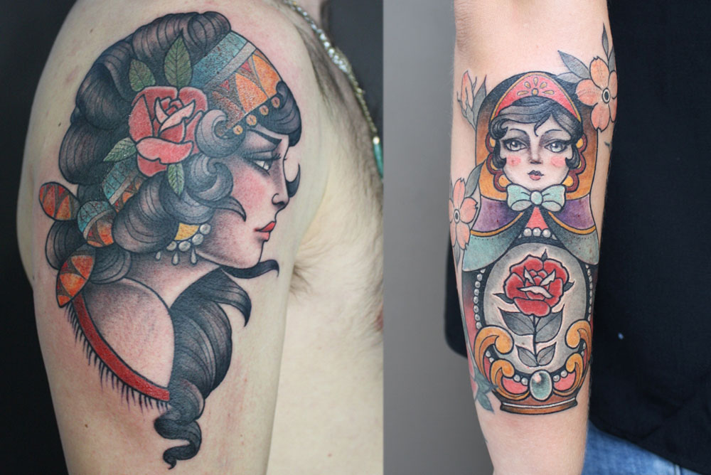 Meilleur tatoueur tatoueuse sur Bordeaux Talence japonais  traditionnel floral tatou tattoo tatouage tatouages