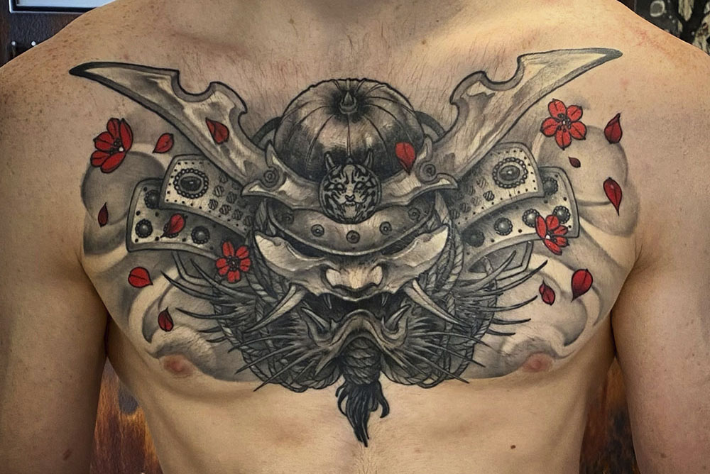 Meilleur tatoueur tatoueuse sur Bordeaux Talence japonais samourai samurai tatou tattoo tatouage tatouages